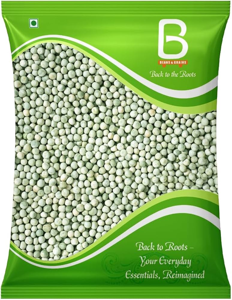 Dry green Beans mattar 1kg pack of 3