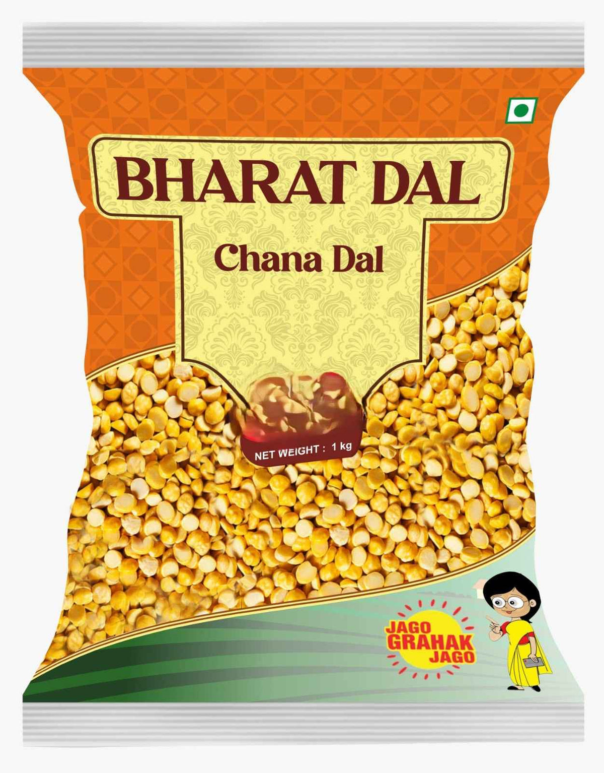 Bharat Chana Dal ,1kg, pack of 3