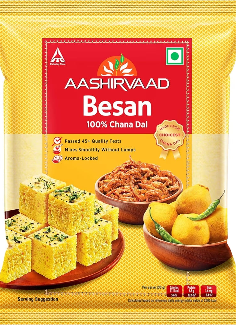 Asirbad Besan 1kg pack of 3